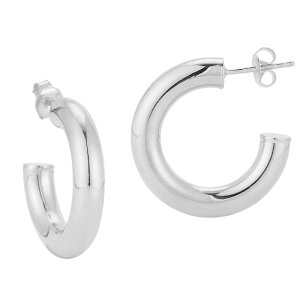 Sunkissed Sterling ���f�B�[�X �A�N�Z�T���[ �s�A�X�E�C�������O Sunkissed Sterling 5 mm Tube Hoop Earringsilver Tone �V���o�[
