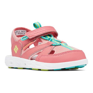�R�����r�A ���f�B�[�X �V���[�Y �T���_�� Columbia Techsun Wave Girls' Water-Resistant Fisherman Sandals Wild Salmon Voltage �T�[����