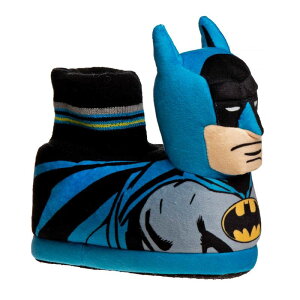 yz CZX LN^[ fB[X T_ V[Y DC Comics Batman Toddler Boys' Slippers Black Blue