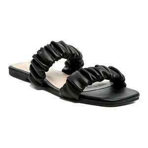 yz hO fB[X T_ V[Y London Rag Gather Sparks Women's Slip-On Sandals Black