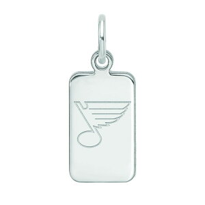 yz SA[g fB[X uXbgEoOEANbg ANZT[ LogoArt Sterling Silver St Louis Blues Tag Pendant Silver