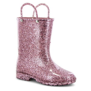 yz EGX^`[t fB[X u[cECu[c V[Y Western Chief Glitter Toddler Girls' Waterproof Rain Boots Rose Gold