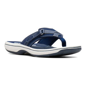 yz N[NX fB[X T_ V[Y ClarksR Breeze Sea Cloudstepper Women's Flip Flop Sandals Navy