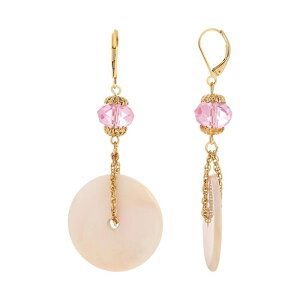 1928 fB[X ANZT[ sAXECO 1928 Gold Tone Purple Drop Earrings Pink sN