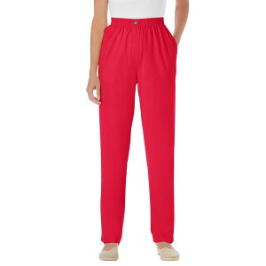 yz E[} EBYC fB[X fjpc {gX Woman Within Women's Plus Size Tall 7-day Straight-leg Jean Vivid Red