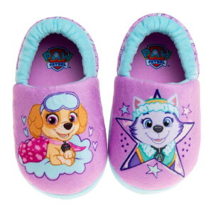 AjLN^[ fB[X V[Y T_ Licensed Character Nickelodeon PAW Patrol Baby & Toddler Girl Slippers Purple p[v