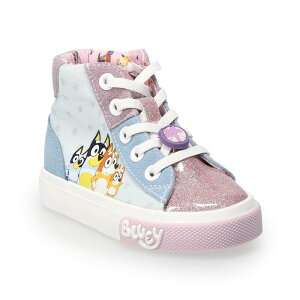 yz CZX LN^[ fB[X Xj[J[ V[Y Toddler Girls' Bluey High Top Sneakers Blue