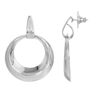 1928 fB[X ANZT[ sAXECO 1928 Open Circle Drop Earrings Gray O[