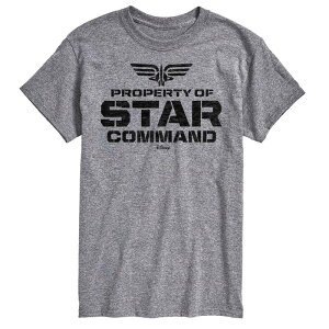 �f�B�Y�j�[ �s�N�T�[ �����Y �g�b�v�X T�V���c �O���t�B�b�N Disney / Pixar's Lightyear Men's Property Star Command Graphic Tee Gray �O���[