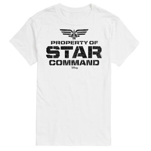 �f�B�Y�j�[ �s�N�T�[ �����Y �g�b�v�X T�V���c �O���t�B�b�N Disney / Pixar's Lightyear Men's Property Star Command Graphic Tee White �z���C�g