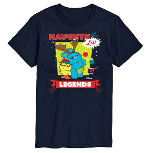 yz fBYj[ sNT[ Y TVc gbvX Disney / Pixar's Toy Story Men's Naughty List Legends Graphic Tee Navy