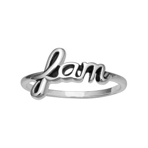 �v�������[�Y ���f�B�[�X �A�N�Z�T���[ �����O PRIMROSE Sterling Silver Polished Oxidized Fam Band Ring Sterling �V���o�[