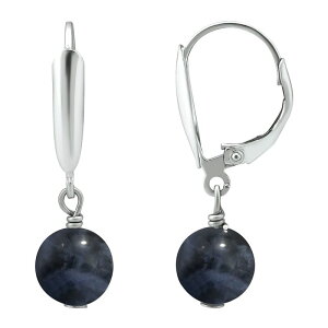 Aleure Precioso ���f�B�[�X �A�N�Z�T���[ �s�A�X�E�C�������O Aleure Precioso Gemstone Bead Leverback Earringsodalite