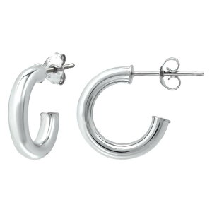 Aleure Precioso ���f�B�[�X �A�N�Z�T���[ �s�A�X�E�C�������O Aleure Precioso Sterling Silver Tube Hoop Earringsterling Silver �V���o�[