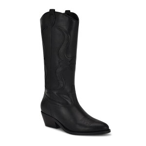 yz iCEFXg fB[X u[cECu[c V[Y Nine West Cwyft Women's Casual Western Boots Black