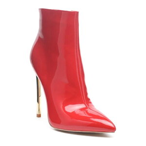 �����h�����O ���f�B�[�X �V���[�Y �u�[�c�E���C���u�[�c �A���N�� London Rag Siren Women'stiletto Ankle Boots Red ���b�h
