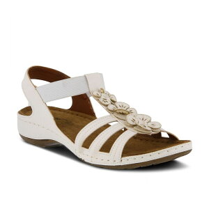 �X�v�����O�X�e�b�v ���f�B�[�X �V���[�Y �T���_�� Flexus by Spring Step Adede Women'slingback Sandals White �z���C�g