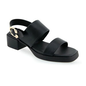 �G�A���\�[���Y ���f�B�[�X �V���[�Y �T���_�� Aerosoles Dove Women's Dressandals Black Pu �u���b�N