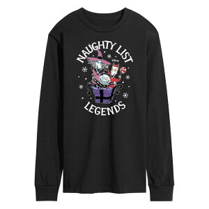 yz CZX LN^[ Y TVc gbvX Disney's The Nightmare Before Christmas Naughty List Legends Tee Black