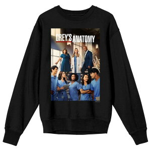 �A�j���L�����N�^�[ �����Y �g�b�v�X T�V���c �X�E�F�b�g �O���t�B�b�N Licensed Character Men's Grey's Anatomy Begin Again Graphic Sweatshirt Black �u���b�N