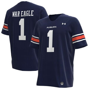 A_[A[}[ Y gbvX TVc W[W[ Men's Under Armour #1 Navy Auburn Tigers Replica Football Jersey Aub Navy lCr[