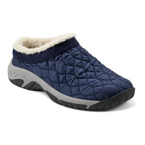 yz C[W[Xsbg fB[X T_ V[Y Easy Spirit Wimmy Faux-Fur Trim Women's Slip-On Mules Dark Blue