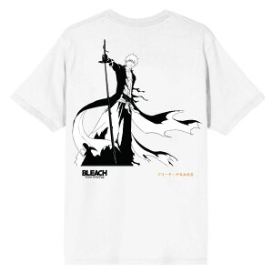 �A�j���L�����N�^�[ �����Y �g�b�v�X T�V���c �O���t�B�b�N Licensed Character Men's Bleach 100 Year Blood War Short Sleeve Graphic Tee White �z���C�g