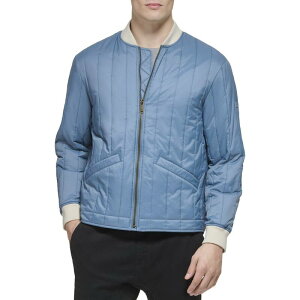 yz hbJ[Y Y WPbgEu] AE^[ Men's DockersR Bomber Jacket with Vertical Quilting Blue