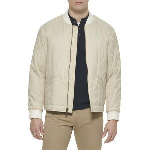 yz hbJ[Y Y WPbgEu] AE^[ Men's DockersR Bomber Jacket with Vertical Quilting Khaki
