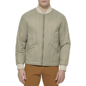 yz hbJ[Y Y WPbgEu] AE^[ Men's DockersR Bomber Jacket with Vertical Quilting Sage