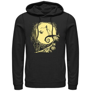 �f�B�Y�j�[ �����Y �g�b�v�X T�V���c �p�[�J�[ �O���t�B�b�N Disney's The Nightmare Before Christmaspiral Hill 30th Men's Graphic Hoodie Black �u���b�N