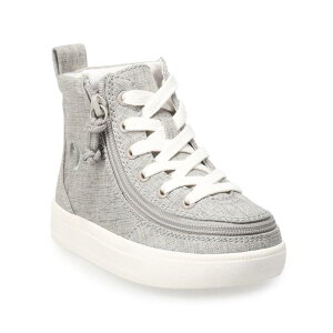 yz r[tbgEFA fB[X Xj[J[ V[Y BILLY Footwear Grey Jersey Toddler High Top Sneakers Black White
