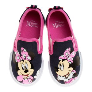 【送料無料】 ディズニー レディース スニーカー シューズ Disney's Minnie Mouse Girls' Slip-On Shoes Pink