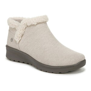 yz rW[Y fB[X u[cECu[c V[Y Bzees Greeting Women's Ankle Boots Light Tan Twill