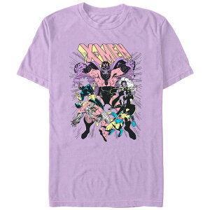 yz CZX LN^[ Y TVc gbvX Men's Comfort ColorsR X-Men Magneto Controls Graphic Tee Orchid