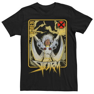 yz }[x Y TVc gbvX Men's Marvel X-Men Storm Playing Card Tee Black