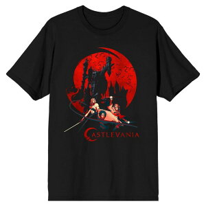 yz CZX LN^[ Y TVc gbvX Men's Castlevania Alucard Trevor Tee White