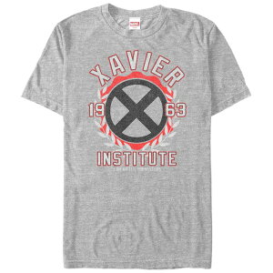 �}�[�x�� �����Y �g�b�v�X T�V���c �g�[�� �O���t�B�b�N Big & Tall Marvel X-Men Xavier Institute 1963 Graphic Tee Athletic Heather �w�U�[