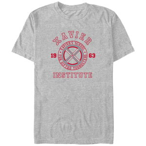 �}�[�x�� �����Y �g�b�v�X T�V���c �g�[�� �O���t�B�b�N Big & Tall Marvel X-Men 1963 Xavier Institute Graphic Tee Athletic Heather �w�U�[