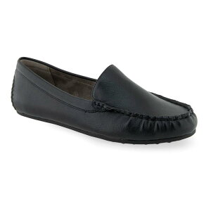 �G�A���\�[���Y ���f�B�[�X �V���[�Y �X���b�|���E���[�t�@�[ Aerosoles Over Drive Women's Flats Black Faux Leather �u���b�N
