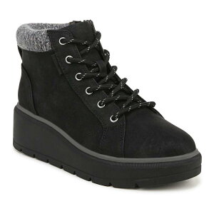 hN^[EV[ fB[X V[Y u[cECu[c AN Dr. Scholl's Nice Day Max Women's Ankle Boots Black Faux ubN