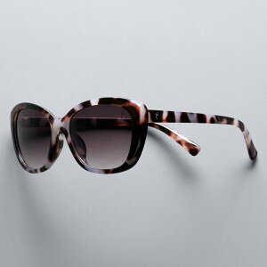yz FEH fB[X TOXEACEFA ANZT[ Women's Simply Vera Vera Wang 56mm Rubee Cat Eye Sunglasses Tortoise