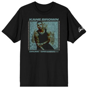 �A�j���L�����N�^�[ �����Y �g�b�v�X T�V���c �O���t�B�b�N Licensed Character Men's Kane Brown Drunk Or Dreaming Short Sleeve Graphic Tee Black �u���b�N