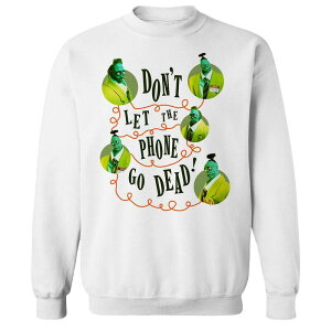�A�j���L�����N�^�[ �����Y �g�b�v�X T�V���c �X�E�F�b�g �t���[�X �O���t�B�b�N Licensed Character Men's Dont let Beetlejuice Graphicrew Fleece Sweatshirt White �z���C�g