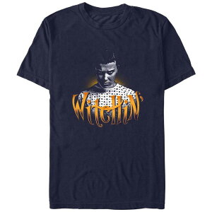 �}�[�x�� �����Y �g�b�v�X T�V���c �O���t�B�b�N Marvel Men'stranger Things Witchin' Eleven Graphic Tee Navy �l�C�r�[