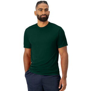 �w�C���Y �����Y �g�b�v�X �V���c Men's HanesR Sport Cool DRI 2-Pack Performance T-Shirt Deep Forest �t�H���X�g