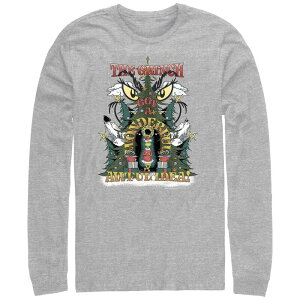 AjLN^[ Y gbvX TVc g[ OtBbN Licensed Character Big & Tall Dr. Seuss Grinch Got A Wonderful Awful Idea Long Sleeve Graphic Tee Athletic Heather wU[