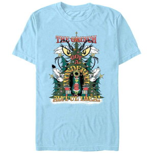 AjLN^[ Y gbvX TVc g[ OtBbN Licensed Character Big & Tall Dr. Seuss Grinch Got A Wonderful Awful Idea Graphic Tee Light Blue u[