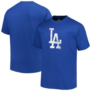 �v���t�@�C�� �����Y �g�b�v�X T�V���c �g�[�� ���S Men's Profile Royalos Angeles Dodgers Big & Tall Primary Logo T-Shirt Lad Blue �u���[