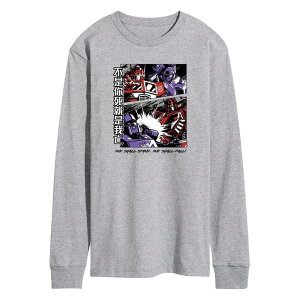 �A�j���L�����N�^�[ �����Y �g�b�v�X T�V���c �O���t�B�b�N Licensed Character Men's Transformers One Shall Stand Long Sleeve Graphic Tee Heather Gray �O���[
